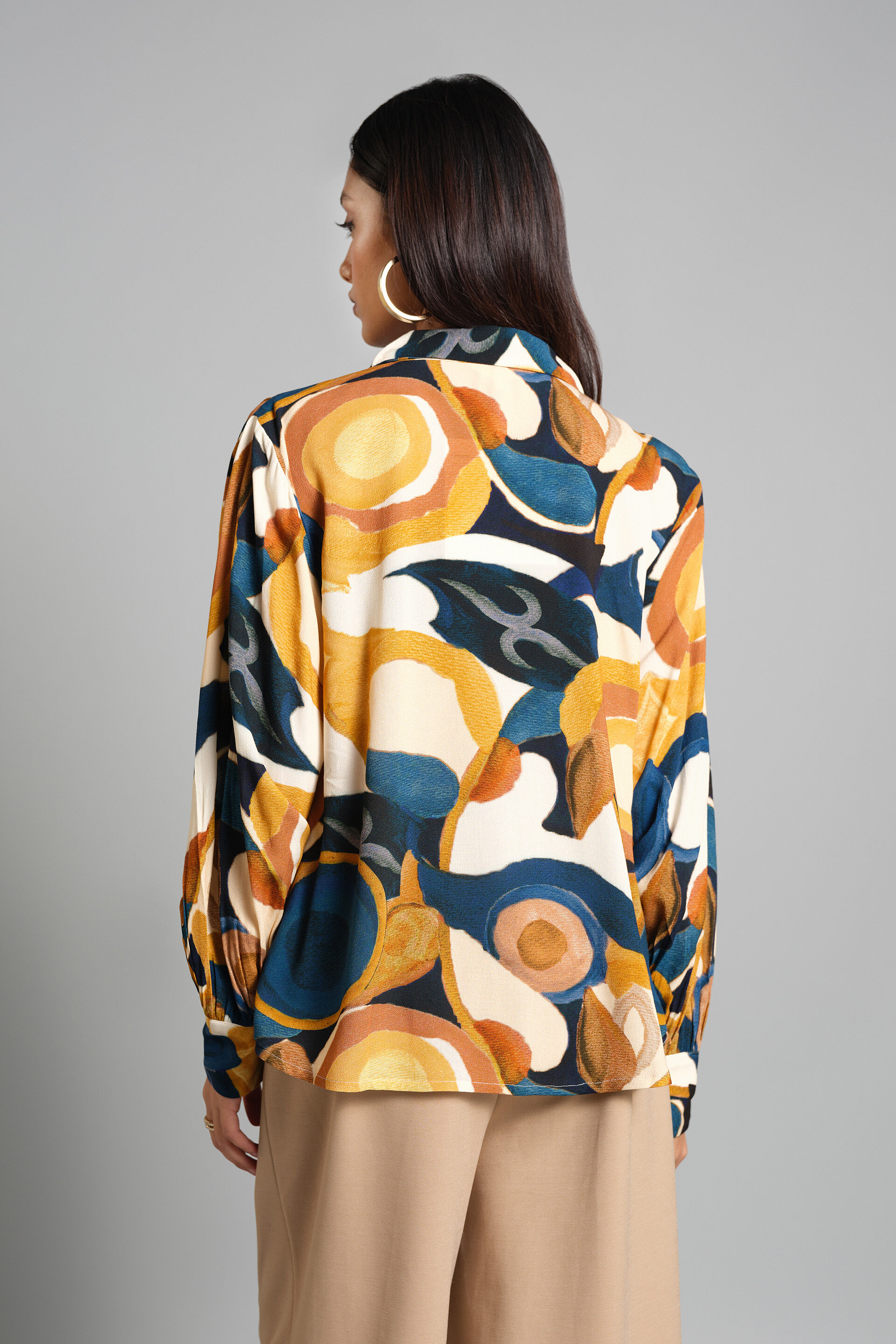 Abstract Mood Top, Beige, image 6